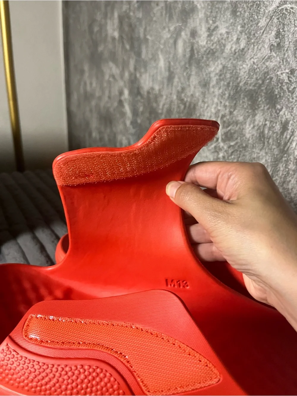And1 Bright Red Slip-On Slide Sandals Sz 13 new